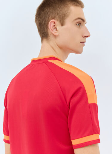 Metalwood Studio Panelled Jersey T-Shirt Red met0158001