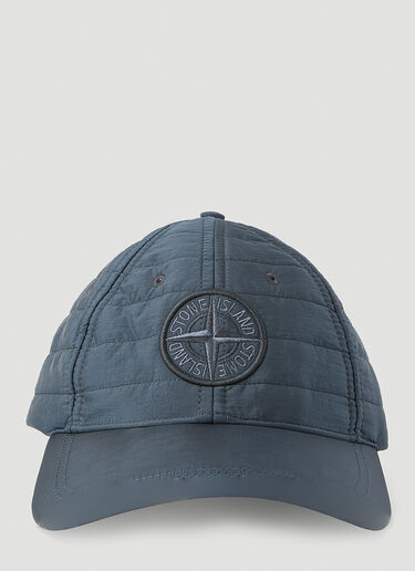 Stone Island パッド入りコンパスパッチキャップ ブルー sto0150090