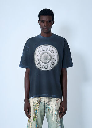 Acne Studios Logo Motif T-Shirt Black acn0162015