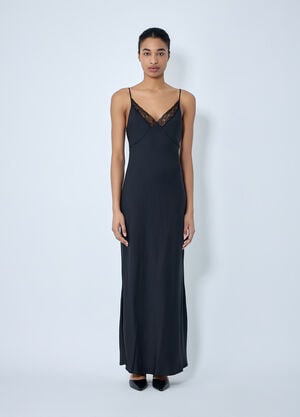The Row Barina Maxi Dress Black row0264053