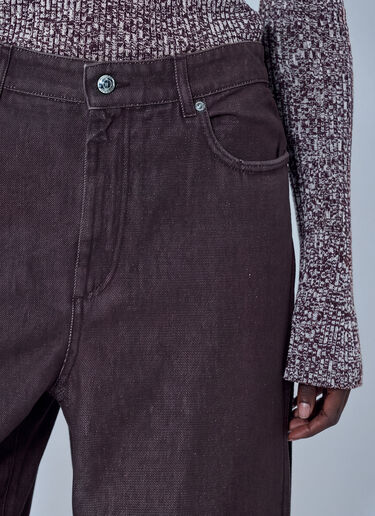 Sportmax Beati 牛仔阔腿裤 棕色 spx0266012