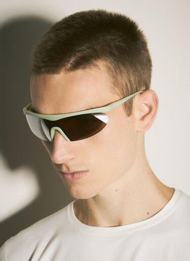 District Vision Koharu Eclipse Sunglasses Green dtv0158017