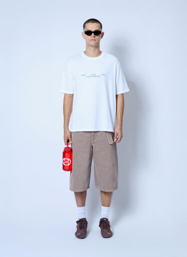 Logo Motif T-Shirt ACMH x Love International Logo Motif T-Shirt White acl0162001