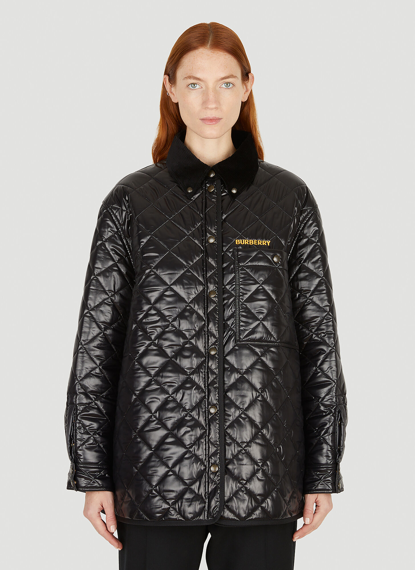 BURBERRY BURBERRY QUILTED JACKET FEMALE BLACKFEMALE