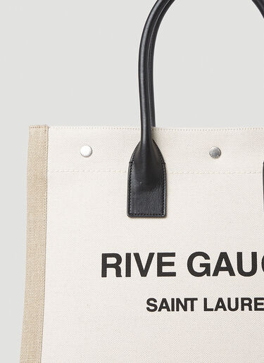 Saint Laurent Rive Gauche Tote Bag Cream sla0249193