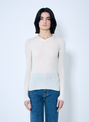 Khaite Tania Top White kha0259009