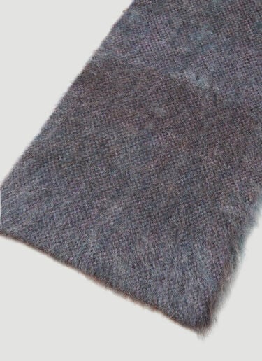 Brushed Signature Scarf Martine Rose Brushed Signature Scarf Purple mtr0154015