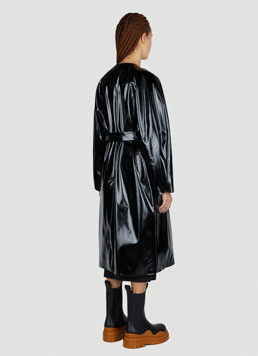 Acne Studios High Gloss Belted Coat Black acn0252024