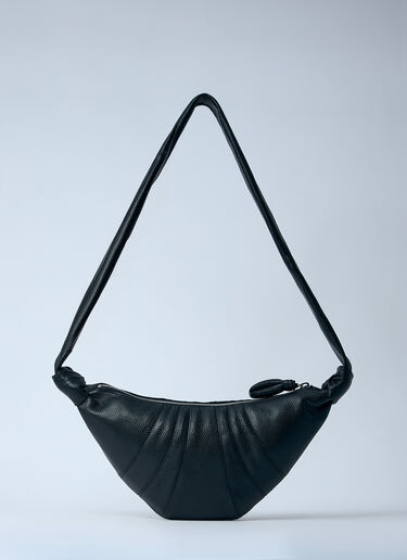 Lemaire Small Croissant Shoulder Bag Black lem0360008