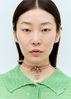 Acne Studios Musubi Charm Choker Black acn0255006