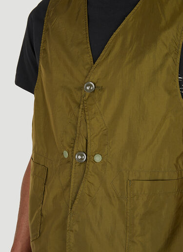 Engineered Garments Upland Sleeveless Jacket Khaki egg0148007