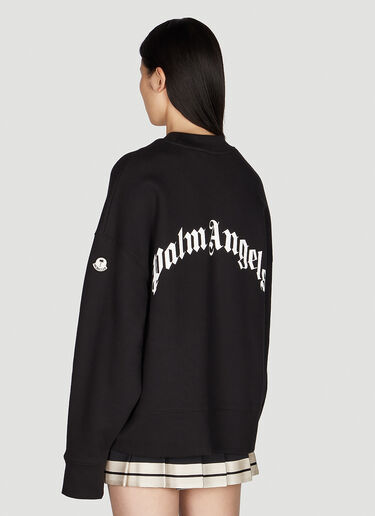 8 Moncler Palm Angels Bear Sweatshirt Black mpa0351015