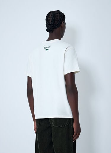 Logo Motif T-Shirt Levi's x Barbour Logo Motif T-Shirt White leb0162006