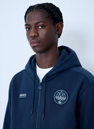 adidas SPZL Logo Motif Hooded Sweatshirt Navy adi0162158