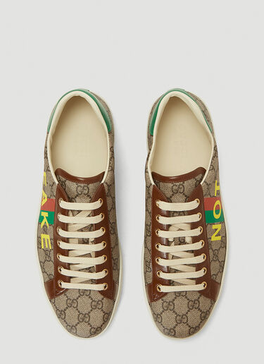 Gucci Fake Not Sneakers Brown guc0142013