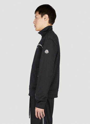 Moncler Striped Track Sweatshirt Black mon0153009