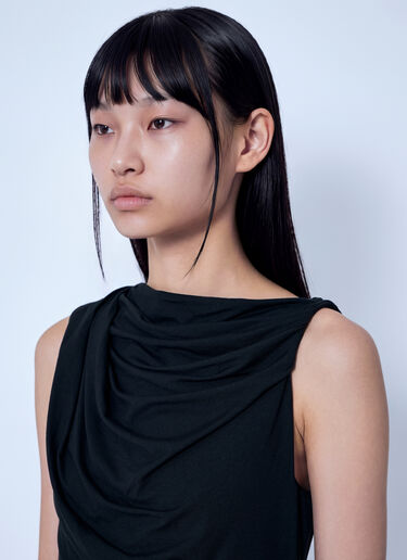 LN-CC® - Entire Studios: Drape Tank Top - Black Entire Studios Drape Tank Top Black ent0266014