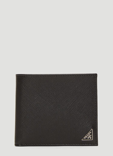 Prada Saffiano Leather Bi-fold Wallet Black pra0135043