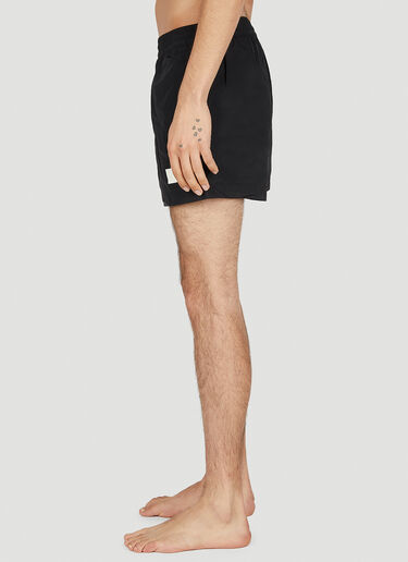 Y-3 Logo Print Swim Shorts Black yyy0152007