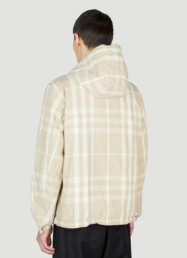 Reversible Stanford Check Padded Jacket Burberry Reversible Stanford Check Padded Jacket Beige bur0152044