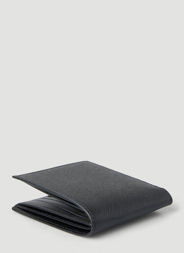 Maison Margiela Faux-Leather Folded Wallet Black mla0148029