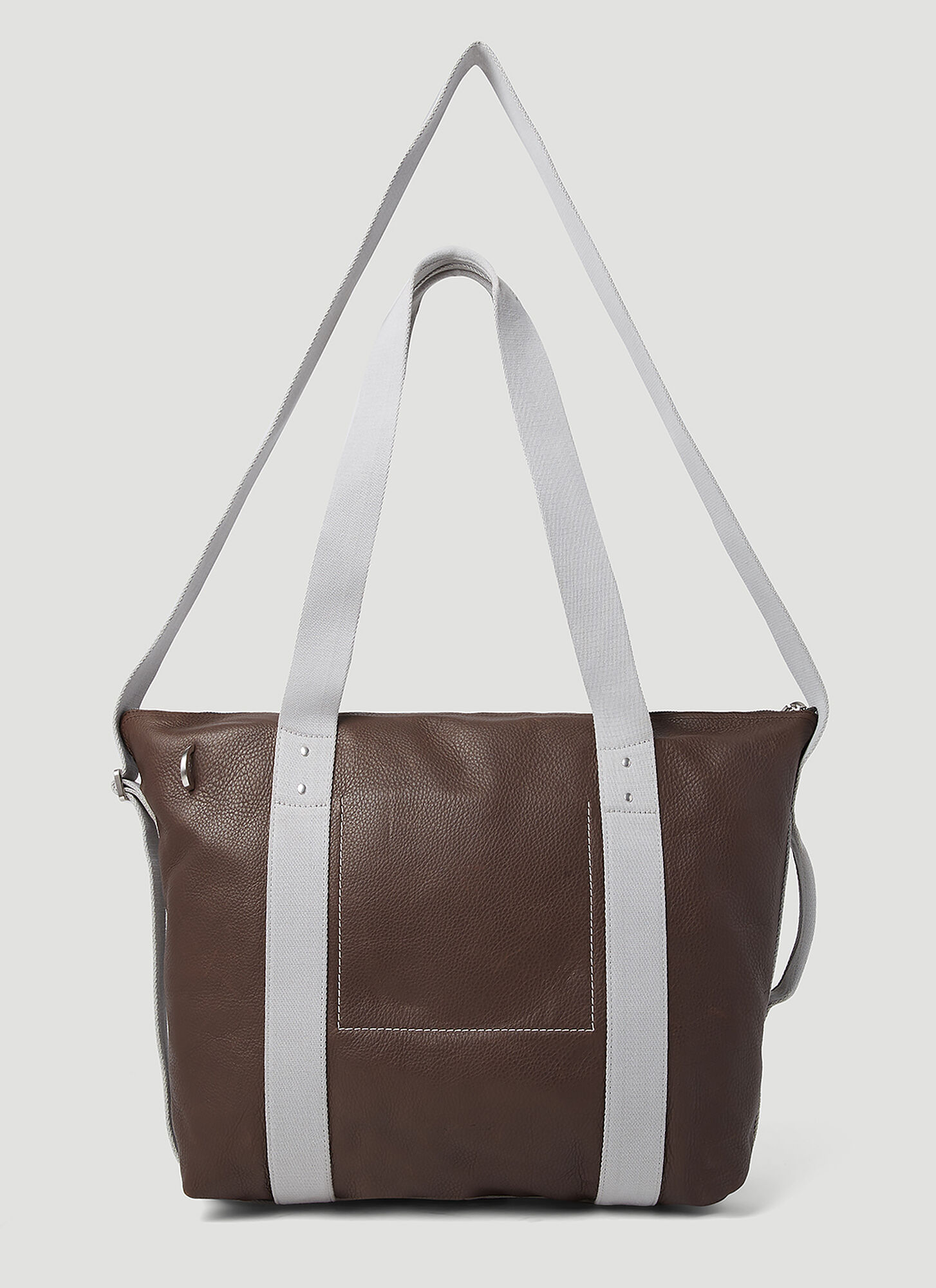 RICK OWENS TROLLEY LEATHER TOTE BAG