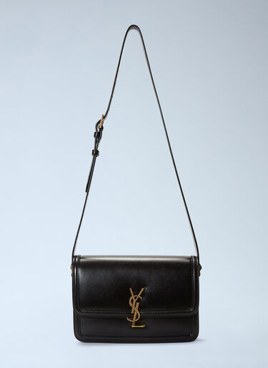 LN-CC® - Saint Laurent: Solferino Medium Satchel Shoulder Bag - Black Saint Laurent Solferino Medium Satchel Shoulder Bag Black sla0242018