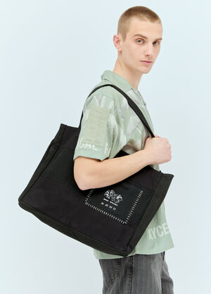 Balenciaga Patch Pocket Tote Bag Black bal0159033
