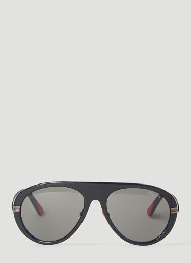 Moncler Navigaze Pilot Sunglasses Black mon0351002