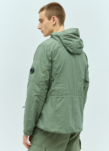 C.P. Company Fatt Nylon Reversible Hooded Jacket Green pco0155008