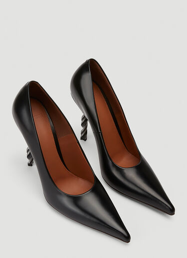 Vetements Drill-Bit Heeled Pumps Black vet0243025
