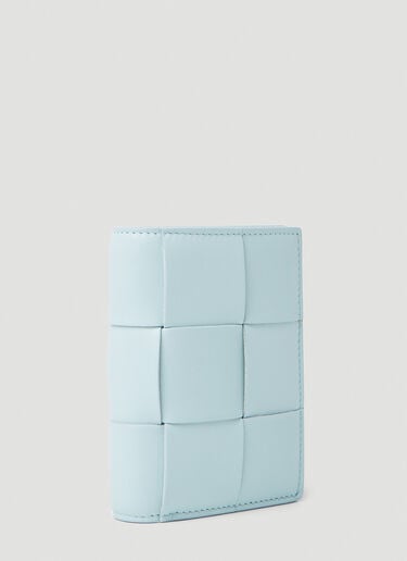 Bottega Veneta Cassette Bifold Wallet Blue bov0253053