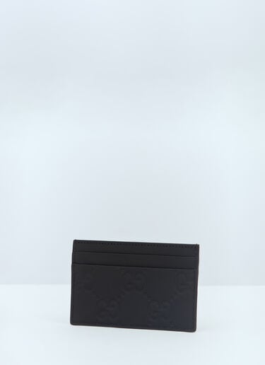 Gucci GG 고무 효과 카드홀더 블랙 guc0155115
