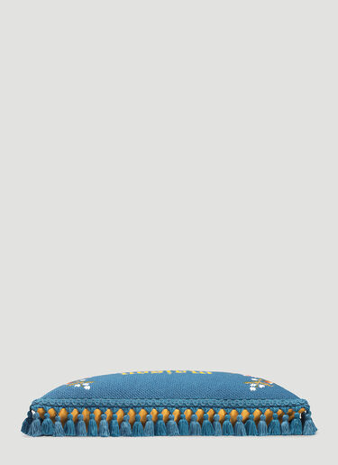 Gucci Maison De L'Amour Needlepoint Cushion Blue wps0638394