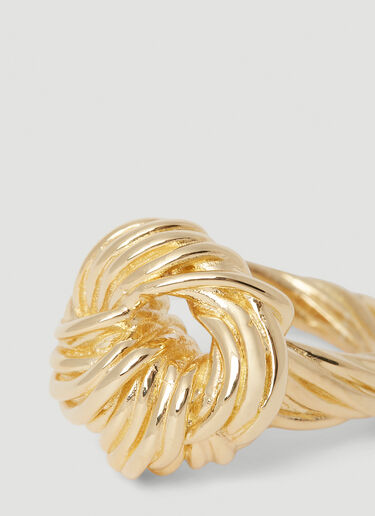 Bottega Veneta Twisted Knot Ring Gold bov0253092