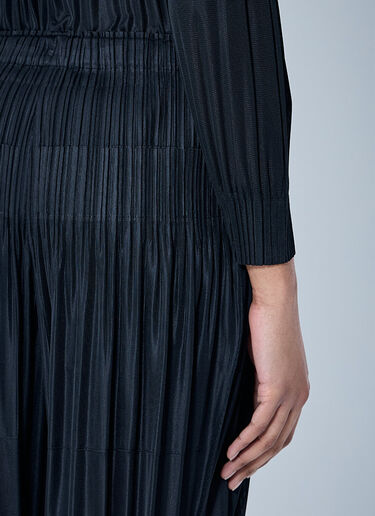 Pleats Please Issey Miyake フラッフィー プリーツパンツ  ブラック plp0260007