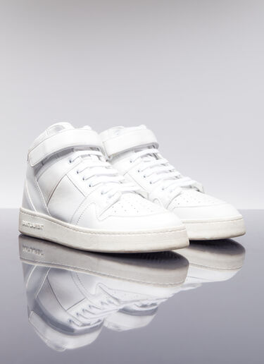 Saint Laurent Jefferson High Top Sneakers White sla0154029