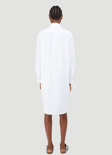 J.W. Anderson Gathered Sleeve Shirt Dress White jwa0239002