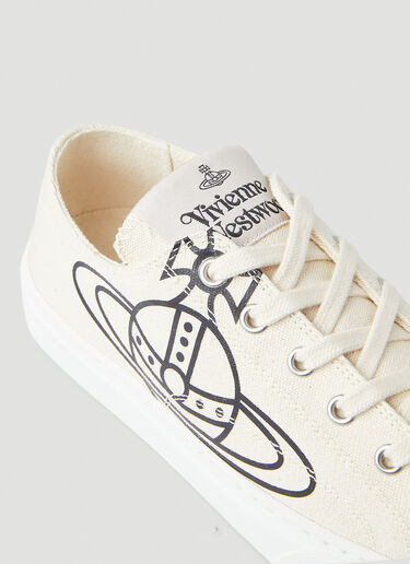 Vivienne Westwood Logo Print Sneakers White vvw0249053