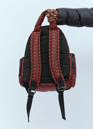 Moncler x adidas Originals Logo Print Backpack Red mad0354014