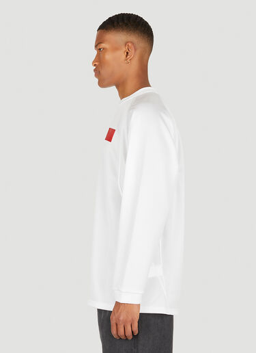 Logo Embroidery Long Sleeve T-Shirt 424 Logo Embroidery Long Sleeve T-Shirt White ftf0150019