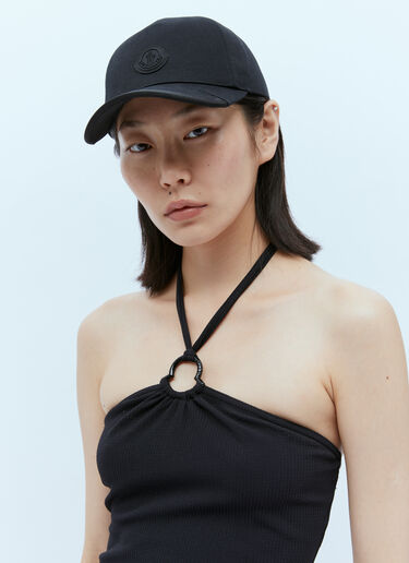 Moncler Logo Ring Swimsuit Black mon0256024