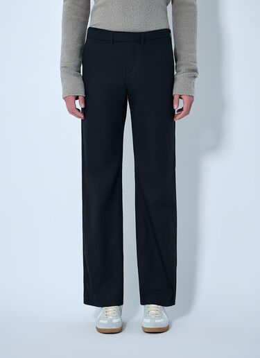 RIER Tailored Trousers in Twill Weave Black rrr0164002