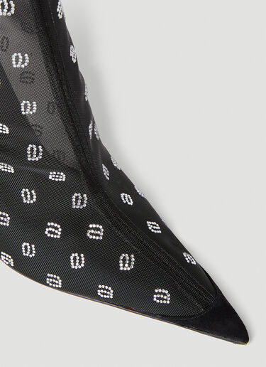 델핀 크리스털 부츠 Alexander Wang 델핀 크리스털 부츠 블랙 awg0252019