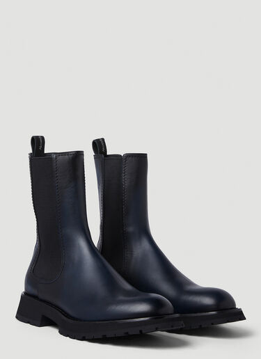 Alexander McQueen Chelsea Boots Navy amq0150014