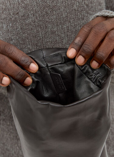 The Row Sporty Pouch Black row0157010