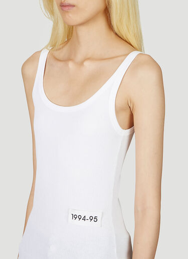Kim Scoop Neck Tank Top Dolce & Gabbana Kim Scoop Neck Tank Top White dol0252008