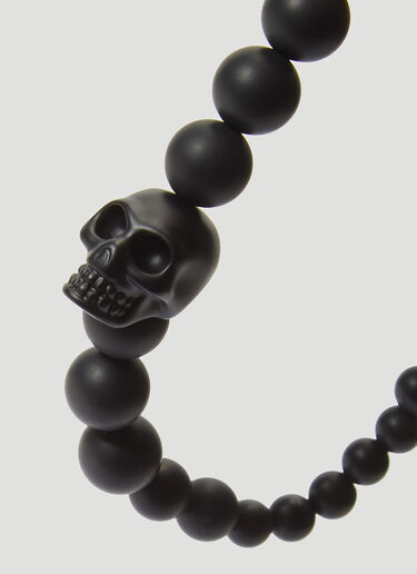 Alexander McQueen Skull Ball Bracelet Black amq0142003
