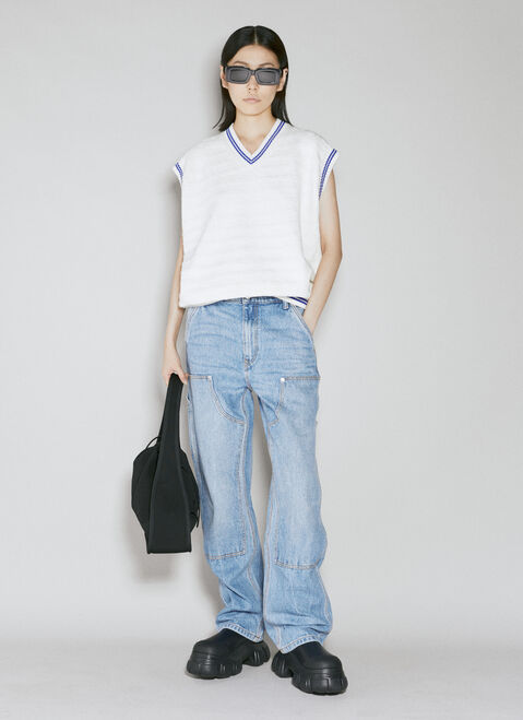 Alexander Wang EZ Slouch Carpenter Jeans Black awg0253059
