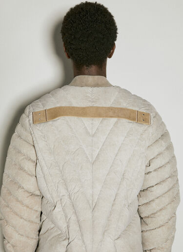 Moncler + Rick Owens Radiance Down Flight Jacket Beige mcs0355004